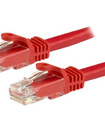 Startech Com   5m Cat6 Ethernet Cable  10 Gigabit Snagless Rj45 650mhz 100w Poe Patch Cord  Cat   10gbe Utp Network Cable   Strain Relief  Red  Fluke Tested Wiring Is Ul Certified Tia Category   24awg  N6patc150cmrd  Patchkabel       Rød