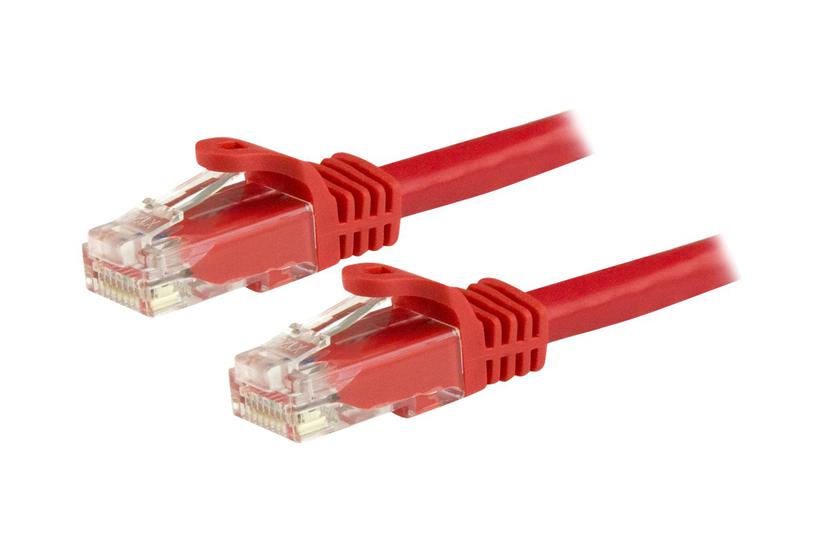 Startech Com 5m Cat6 Ethernet Cable 10 Gigabit Snagless Rj45 650mhz 100w Poe Patch Cord Cat 10gbe Utp Network Cable Strain Relief Red Fluke Tested Wiring Is Ul Certified Tia Category 24awg N6patc150cmrd Patchkabel Rød