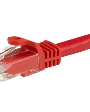Startech Com 5m Cat6 Ethernet Cable  10 Gigabit Snagless Rj45 650mhz 100w Poe Patch Cord  Cat   10gbe Utp Network Cable   Strain Relief  Red  Fluke Tested Wiring Is Ul Certified Tia Category   24awg  N6patc5mrd  Patchkabel     Rød