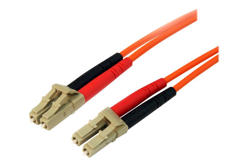 Startech Com 1m Fiber Optic Cable Multimode Duplex 50 125 Lszh Lc Lc Om2 Lc To Lc Fiber Patch Cable 50fiblclc1 Netværkskabel