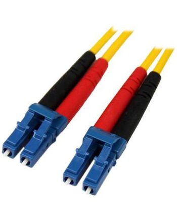 Startech Com 7m Fiber Optic Cable Single-mode Duplex   125 Lszh Lc Lc Os1 Lc To Lc Fiber Patch Cable  Smfiblclc7  Patchkabel      Gul