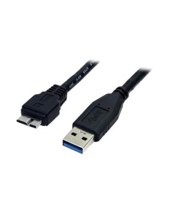 Startech Com   5m    5ft  Black Superspeed Usb     Cable   To Micro   Usb     Micro   Cable 1x Usb         1x Usb   Micro       50cm  Usb3aub50cmb  Usb-kabel Micro-usb Type   Til Usb Type   50 Cm