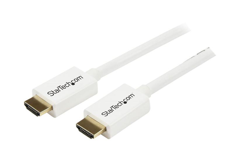 Startech Com 7m 23 Ft Cl3 Rated Hdmi Cable With Ethernet In Wall Rated Hdmi Cable 4k 30hz Uhd High Speed Hdmi Cable 10 Gbps Bandwidth 4k Ultra Hd Hdmi Video Display Cable 30awg Long White Hdmi Cable Hdmi-kabel
