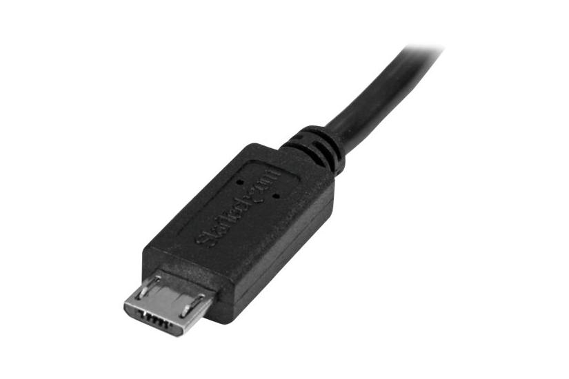 Startech Com 5m 20in Micro-usb Extension Cable Micro Usb Male To Micro Usb Female Cable Usbubext50cm Usb Forlængerkabel Micro-usb Type Til Micro-usb Type 50 Cm