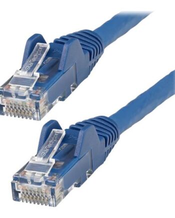 Startech Com 7m Lszh Cat6 Ethernet Cable  10 Gigabit Snagless Rj45 100w Poe Network Patch Cord With Strain Relief  Cat   10gbe Utp  Blue  Individually Tested Etl  Low Smoke Zero Halogen Category   24awg Patchkabel     Blå