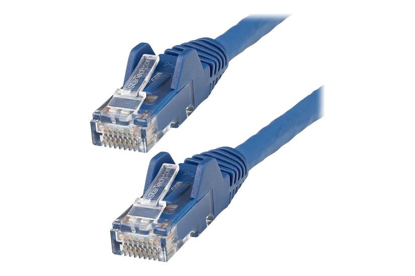Startech Com 7m Lszh Cat6 Ethernet Cable 10 Gigabit Snagless Rj45 100w Poe Network Patch Cord With Strain Relief Cat 10gbe Utp Blue Individually Tested Etl Low Smoke Zero Halogen Category 24awg Patchkabel Blå