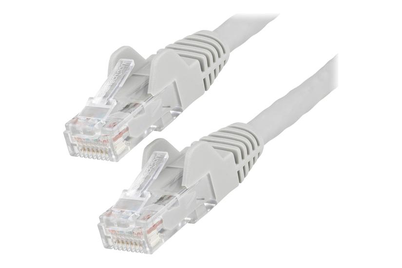 Startech Com 15m Lszh Cat6 Ethernet Cable 10 Gigabit Snagless Rj45 100w Poe Network Patch Cord With Strain Relief Cat 10gbe Utp Grey Individually Tested Etl Low Smoke Zero Halogen Category 24awg Patchkabel 15 Grå