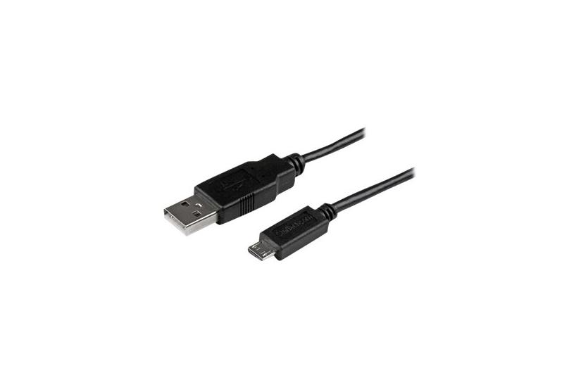 Startech Com 1m Mobile Charge Sync Usb To Slim Micro Usb Cable Usb-kabel Micro-usb Type Til Usb