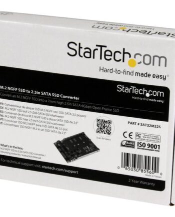 Startech Com     Sata Ssd To   5in Sata Adapter     Ngff To Sata Converter 7mm Open-frame Bracket M2 Hard Drive Adapter  Sat32m225  Lagringskontrol Sata 6gb   Sata 6gb