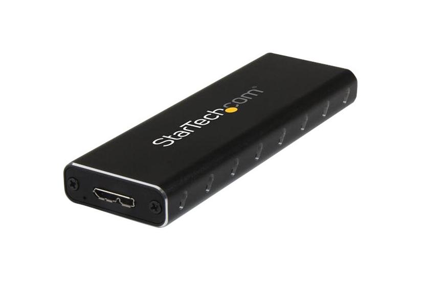 Startech Com Ssd Aluminum Enclosure To Usb 5gbps With Uasp Ngff Sata With Key Key External Portable Enclosure Sm2ngffmbu33 Lagringspakning Sata 6gb Usb