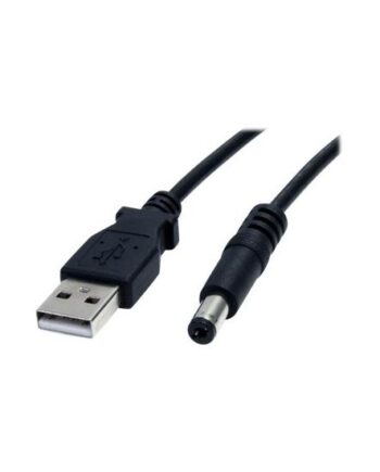 Startech Com 2m Usb To Type   Barrel Cable Usb To   5mm 5v Dc Cable Usb To Barrel Jack 5v Dc Plug  Usb2typem2m  Strømkabel Usb  Kun Strøm  Til Dc-stik     Mm