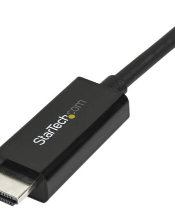 Startech Com Mini Displayport To Hdmi Adapter Cable Mdp To Hdmi Adapter With Built-in Cable Black      10 Ft  Ultra Hd 4k 30hz  Mdp2hdmm3mb  Adapterkabel Displayport   Hdmi