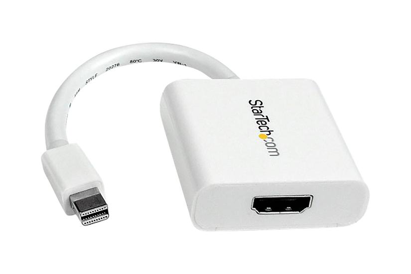 Startech Com Mini Displayport To Hdmi Video Adapter Converter 1920x1200 White Mini Dp To Hdmi Adapter Mdp2hdw Videoadapter Displayport Hdmi 17 Cm