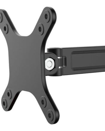 Startech Com Monitor Wall Mount Single Swivel Supports Monitors 13  To 34  Vesa Monitor Wall Mount Bracket Black  Armwalls  Justerbar Arm For Skærm Fladt Panel Sort