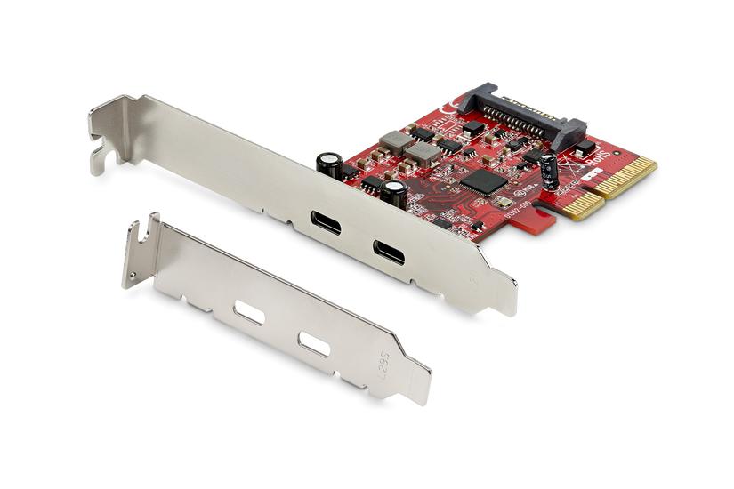 Startech Com Pcie Usb Card 2x Usb Gen 10gbps Pcie Gen X4 Asm3142 Chipset Usb Type- Pci Express Card -port Usb Gen 2x1 Expansion Add-on Card Windows Macos Linux Full Low-profile Usb-adapter Pcie X4 Usb- Gen