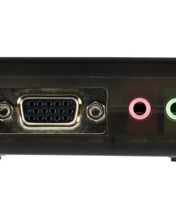 Startech Com   Port Black Usb Kvm Switch Kit With Cables And Audio Desktop Kvm Switch Vga Kvm Switch Usb Kvm Switch   Port  Sv411kusb  Kvm   Audio-switch   Porte