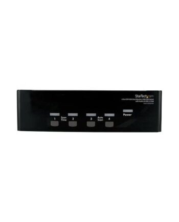 Startech Com   Port Dvi Vga Dual Monitor Kvm Switch Usb With Audio And Usb     Hub  Sv431ddvdua  Kvm   Audio   Usb Switch   Porte