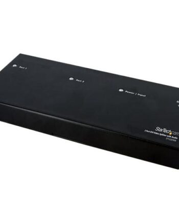 Startech Com   Port Dvi Video Splitter With Audio Dvi Splitter With Audio   Port Dvi Splitter Dvi Video Splitter  St122dvia  Video- Audiosplitter   Porte
