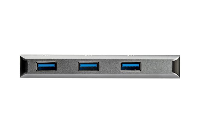 Startech Com Port 10gbps Usb Hub With Sd Card Reader 3x Usb- 1x Sd Slot Portable Usb Gen Type Adapter Hub Laptop Hub Usb Bus Powered Thunderbolt Compatible Windows Macos Linux Hb31c3asdmb Hub Porte