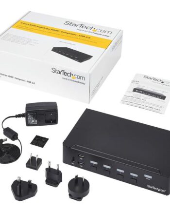 Startech Com   Port Hdmi Kvm Hdmi Kvm Switch 1080p Usb       Audio Support Kvm Video Switch  Sv431hdu3a2  Kvm   Usb Switch   Porte Monterbar På Stativ