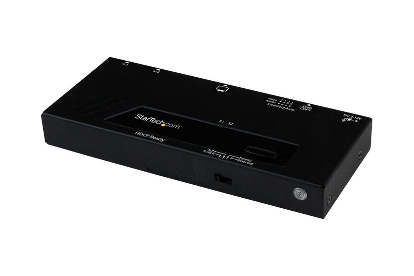 Startech Com Port Hdmi Switch Automatic And Priority Switching In Out Hdmi Selector With Automatic Priority Switching 1080p Vs221hdq Video- Audioswitch Porte
