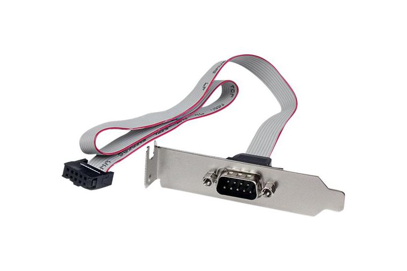 Startech Com Port 16in Db9 Serial Port Bracket To 10 Pin Header Low Profile Low Profile Db9 Header Db9 Bracket Plate9m16lp Seriel-panel Db- Til 10-pin Idc 40 Cm