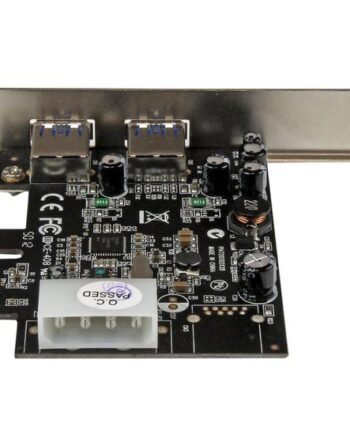 Startech Com   Port Pci Express  Pcie  Superspeed Usb     Card Adapter With Uasp Lp4 Power Dual Port Usb   Pcie Controller  Pexusb3s25  Usb-adapter Pcie Usb