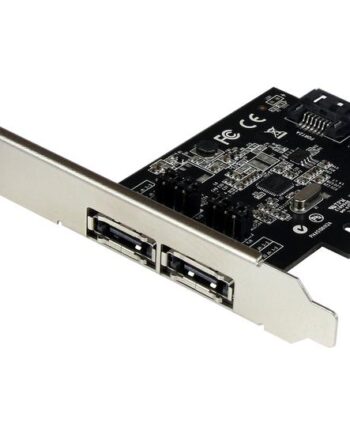 Startech Com   Port Pci Express Sata   Gbps Esata Controller Card Dual Port Pcie Sata Iii Card   Int   Ext Sata Iii 6gbps  Pexesat322i  Lagringskontrol Sata 6gb     Esata 6gb   Pcie X1