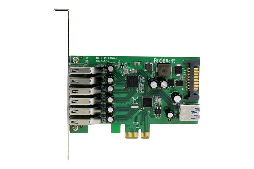 Startech Com Port Pci Express Usb Card Standard Low-profile Sata Power Uasp Support Internal External Usb Ports Pexusb3s7 Usb-adapter Pcie