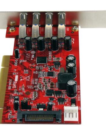 Startech Com   Port Pci Superspeed Usb     Adapter Card With Sata Sp4 Power Quad Port Pci Usb   Controller Card  Pciusb3s4  Usb-adapter Pci-  Usb