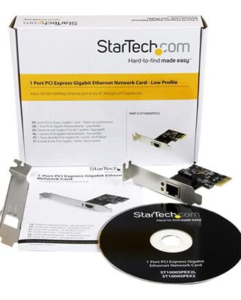 Startech Com   Port Pcie Network Card Low Profile Rj45 Port Realtek Rtl8111h Chipset Ethernet Network Card Nic Server Adapter Network Card  St1000spex2l  Netværksadapter Pcie Gigabit Ethernet