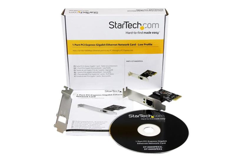 Startech Com Port Pcie Network Card Low Profile Rj45 Port Realtek Rtl8111h Chipset Ethernet Network Card Nic Server Adapter Network Card St1000spex2l Netværksadapter Pcie Gigabit Ethernet