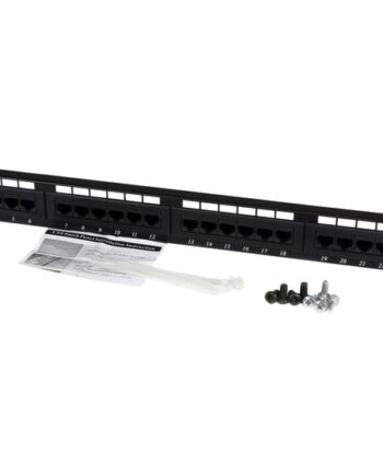 Startech Com 24 Port 1u Rackmount Cat   110 Patch Panel 24 Port Network Patch Panel Rj45 Ethernet 110 Type Rack Mount Patch Panel 1u  C6panel24  Patch-panel 1u