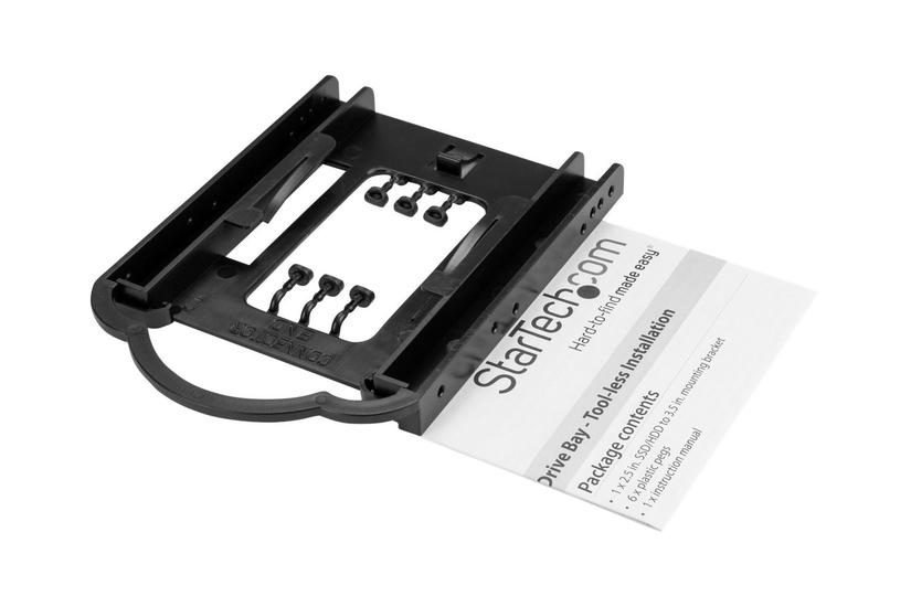 Startech Com Hdd Sdd Mounting Bracket For Drive Bay Tool-less Installation Inch Ssd Hdd Adapter Bracket Bracket125pt Ramme