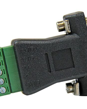 Startech Com Rs422 Rs485 Serial Db9 To Terminal Block Adapter Serial Adapter   Pin Terminal Block To Db-      Black Db92422 Seriel Adapter   Pins Terminalblok Til Db-