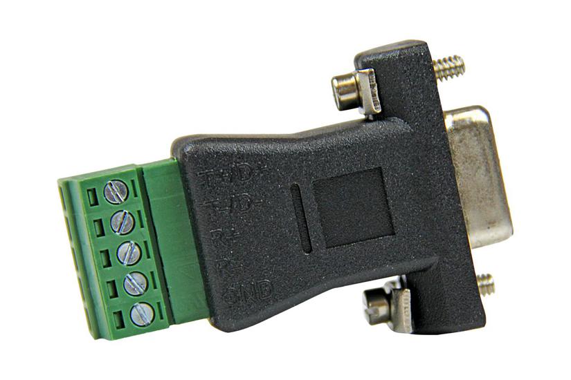 Startech Com Rs422 Rs485 Serial Db9 To Terminal Block Adapter Serial Adapter Pin Terminal Block To Db- Black Db92422 Seriel Adapter Pins Terminalblok Til Db-
