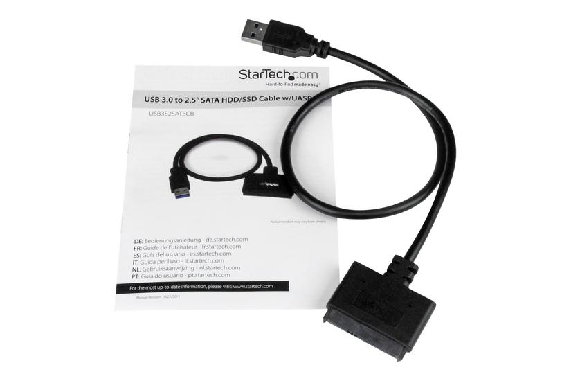 Startech Com Sata To Usb Cable Usb To Sata Iii Hard Drive Adapter External Converter For Ssd Hdd Data Transfer Usb3s2sat3cb Lagringskontrol Sata 6gb Usb