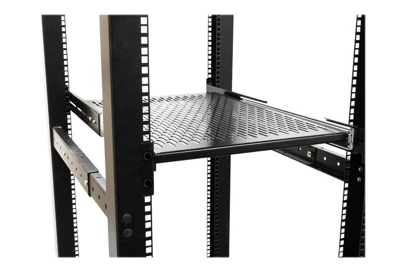 Startech Com Server Rack Shelf 2u 20 To 30in Adjustable Mounting Depth Vented Server Rack Cabinet Shelf 24in Deep Rackhylde 1u
