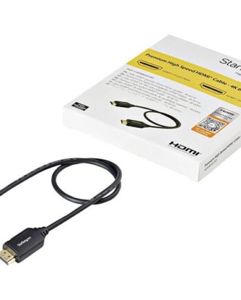 Startech Com Startech Com Premium Certified High Speed Hdmi     Cable With Ethernet   5ft   5m Hdr 4k 60hz 20 Inch Short Hdmi Male To Male Cord  Hdmm50cmp  Hdmi-kabel Med Ethernet 50 Cm