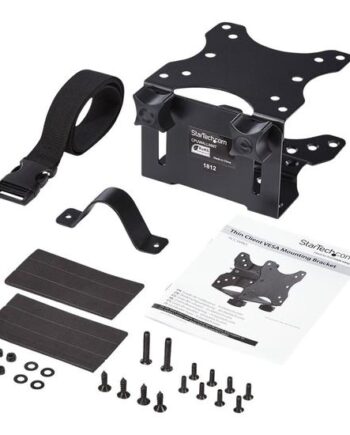 Startech Com Thin Client Mount Mini Pc Vesa Mount Adjustable    To      Under Desk Computer Mount Mac Mini Monitor Mount  Accsmnt  Komponenter Til Montering For Tynd Klient Sort