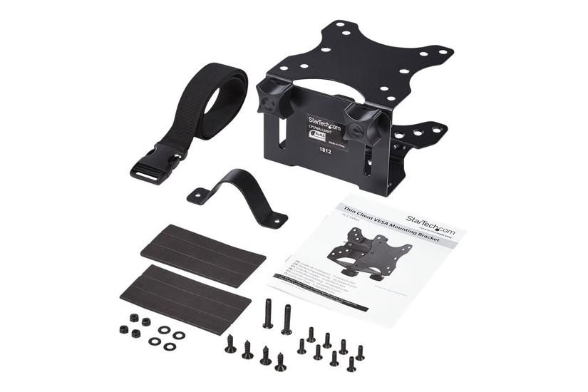 Startech Com Thin Client Mount Mini Pc Vesa Mount Adjustable To Under Desk Computer Mount Mac Mini Monitor Mount Accsmnt Komponenter Til Montering For Tynd Klient Sort