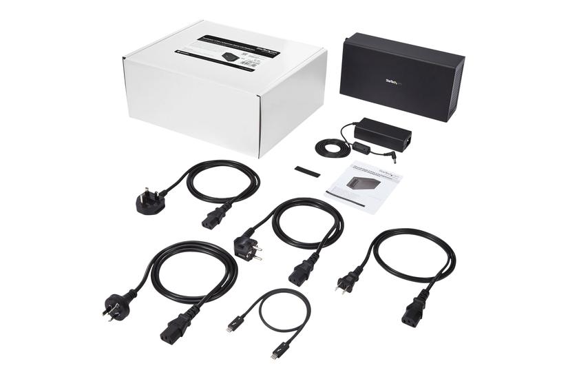 Startech Com Thunderbolt Pcie Expansion Chassis External Enclosure Box With 1x Pci-express Slot 5k 4k Output Via Tb3 Dp Ports Taa Busudvidelse Til System Dp