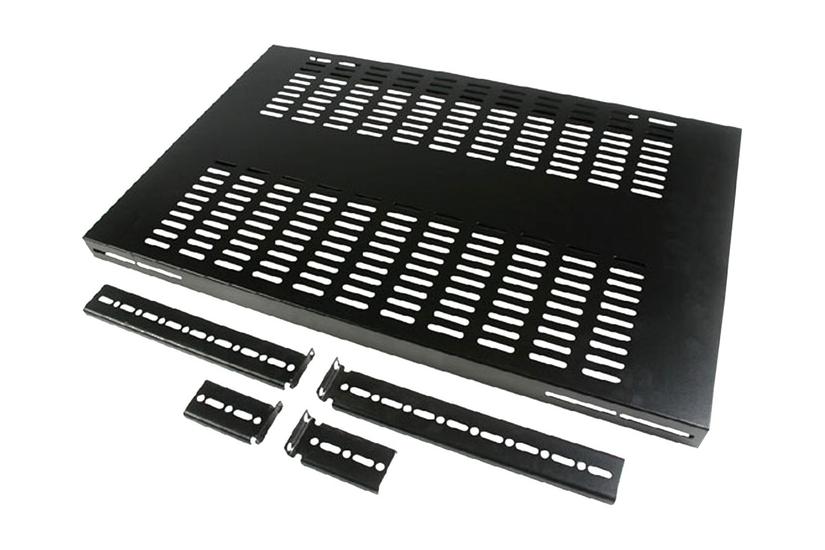 Startech Com 1u Adjustable Vented Server Rack Mount Shelf 175lbs 19 To 38in Deep Universal Tray For 19 Av Network Equipment Rack Adjshelf Rackhylde 1u