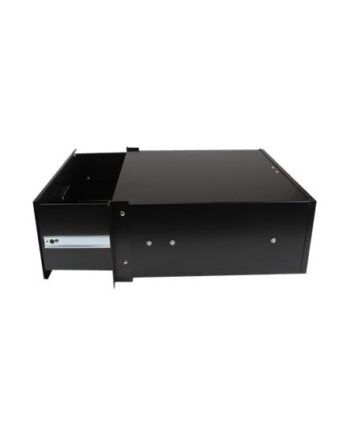 Startech Com 4u Black Steel Storage Drawer For 19in Racks And Cabinets Rack Storage Drawer 4u 4udrawer Rack-skuffe For Lagring 4u