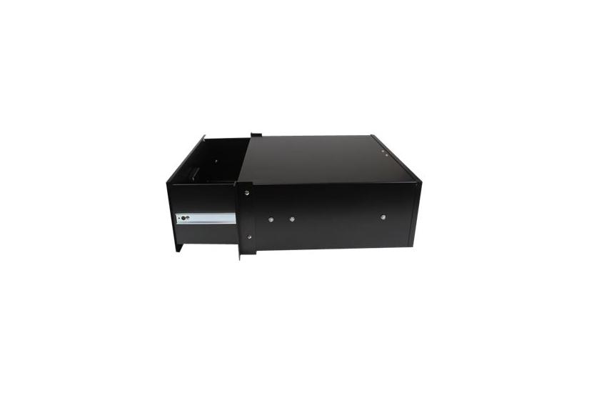 Startech Com 4u Black Steel Storage Drawer For 19in Racks And Cabinets Rack Storage Drawer 4u 4udrawer Rack-skuffe For Lagring 4u