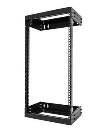 Startech Com 21u 19  Wall Mount Network Rack  Adjustable Depth 12-20    Post Open Frame Server Room Rack For Av Data  It Communication Computer Equipment Switch With Cage Nuts   Screws 21u Adjustable Rack Rack 21u