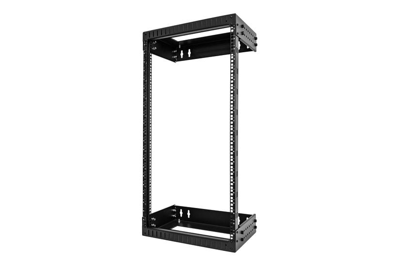 Startech Com 21u 19 Wall Mount Network Rack Adjustable Depth 12-20 Post Open Frame Server Room Rack For Av Data It Communication Computer Equipment Switch With Cage Nuts Screws 21u Adjustable Rack Rack 21u