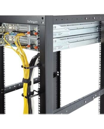 Startech Com 1u Vertical         9in Server Rack Cable Management  -ring Hook    Flexible Opening Network Rack-mount Cord Organizer Ring  Cmhook1u  Ring Til Kabelstyring 1u