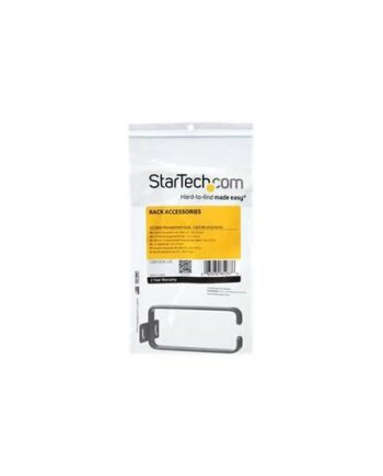 Startech Com 1u Vertical         9in Server Rack Cable Management  -ring Hook    Flexible Opening Network Rack-mount Cord Organizer Ring  Cmhook1un  Ring Til Kabelstyring 1u