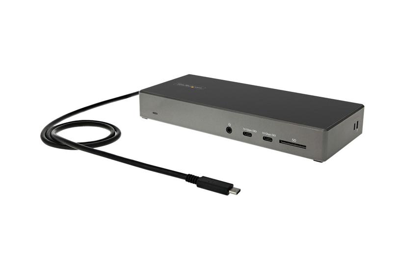 Startech Com Usb Dock Triple 4k Monitor Usb Type- Docking Station 100w Power Delivery Dp Alt Mode Dsc 2x Displayport Hdmi 6xusb 2x 10gbps Windows Chrome Dockingstation Usb- Dp Hdmi 1gbe